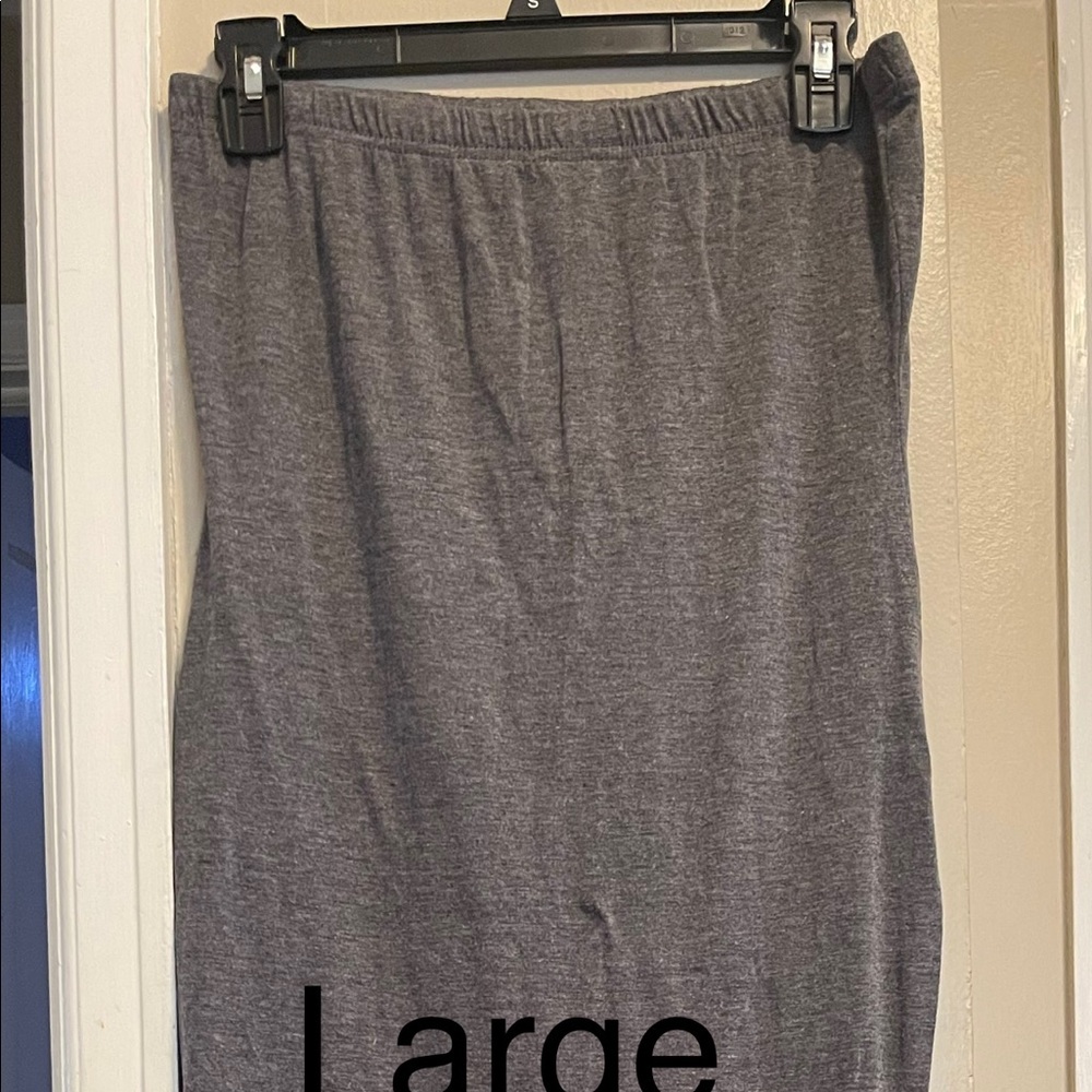 Gray midi sleeveless fashion nova dress